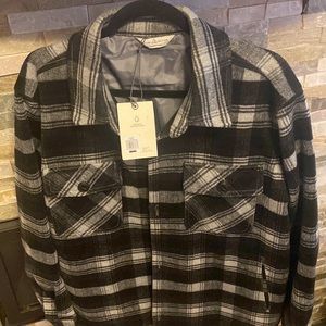 NWT- Womens Shacket, Flannel
